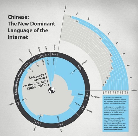 Langues les plus employées sur Internet dans le monde | Toulouse networks | Scoop.it