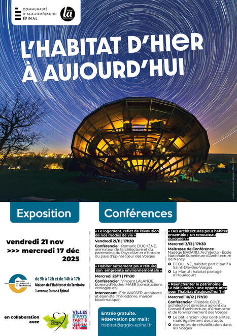 Conf&eacute;rences HABITAT | Communaut&eacute; d'Agglom&eacute;ration d'Epinal | La SELECTION du Web | CAUE des Vosges - www.caue88.com | Scoop.it