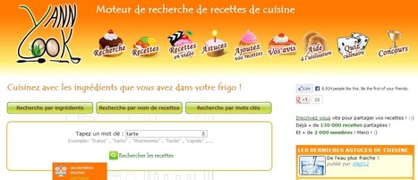 YannCook: moteur de recherche de recettes de cuisine anti gaspillage | Hobby, LifeStyle and much more... (multilingual: EN, FR, DE) | Scoop.it