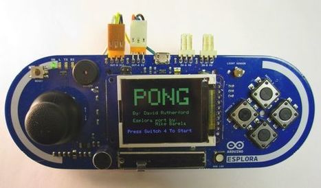 Pong on Arduino esplora! | Arduino, Netduino, Rasperry Pi! | Scoop.it