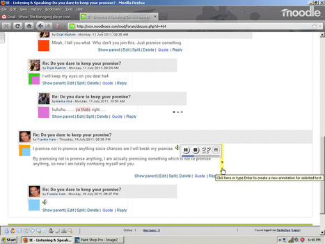 Marginalia and Nanogong co-existing in your Moodle 1.9 forums – a match made in heaven  | Moodle News | Moodle and Web 2.0 | Scoop.it
