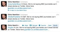 Kudos to BBC News for thinking about how Twitter fits into breaking news coverage | The 21st Century | Scoop.it