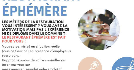 Restaurant Ephémère By Pôle Emploi à Aix-les-Bains le 3 mars 2023   -   | (Macro)Tendances Tourisme & Travel | Scoop.it