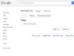 Google Web History vor dem 1. März 2012 löschen | ICT Security-Sécurité PC et Internet | Scoop.it