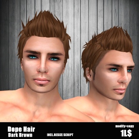 Hair Dope Dark Brown For Men 1L Promo by Genghi...