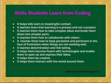 These are The Skills Students Learn from Coding ~ Educational Technology and Mobile Learning | Ideas from and for MAKERS | Scoop.it