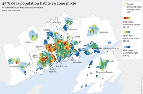 Pauvreté. Toujours concentrée à Brest | L'actualité des quartiers politique de la ville de Bretagne et Pays de la Loire | Scoop.it
