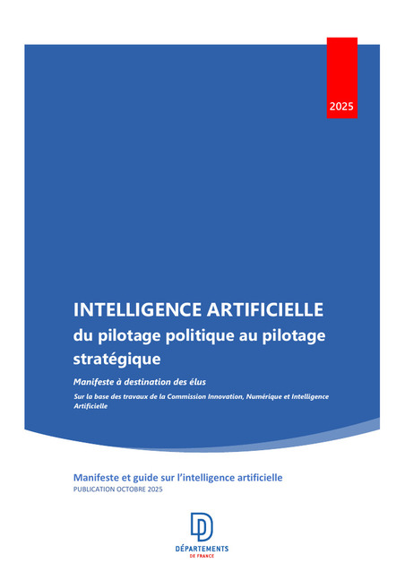 Intelligence artificielle du pilotage politique au pilotage stratégique : manifeste à destination des élus | Veille juridique du CDG13 | Scoop.it