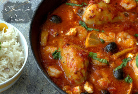 plat méditerranéen au poulet et crevettes | recettes du ramadan  وصفات رمضان أطباق رمضان مطبخ رمضان | Scoop.it