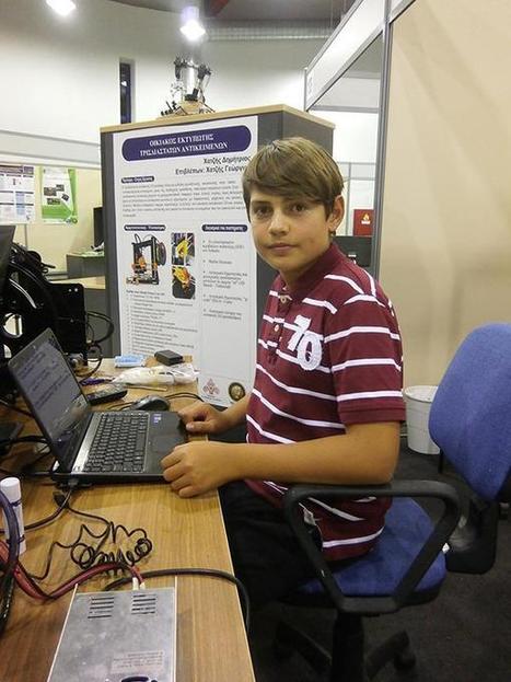 Ο 14χρονος Έλληνας που έφτιαξε τον δικό του εκτυπωτή τρισδιάστατων αντικειμένων! | apps for libraries | Scoop.it