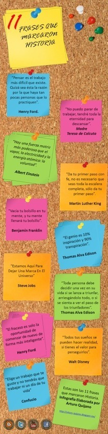 11 frases que hicieron historia | Chismes varios | Scoop.it