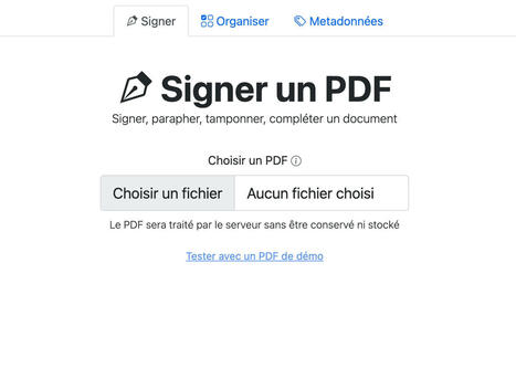 Un outil libre et gratuit pour signer et faire signer un PDF | Ressources Community Manager | Scoop.it