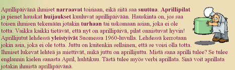 SUOMA/huhtikuu/aprillipäivä | 1Uutiset - Lukemisen tähden | Scoop.it