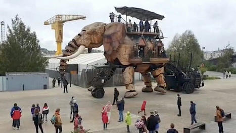 Tom Scott Rides a Giant Mechanical Elephant at Les Machines de l'île in Nantes, France | Nantes, Take the journey ! | Scoop.it