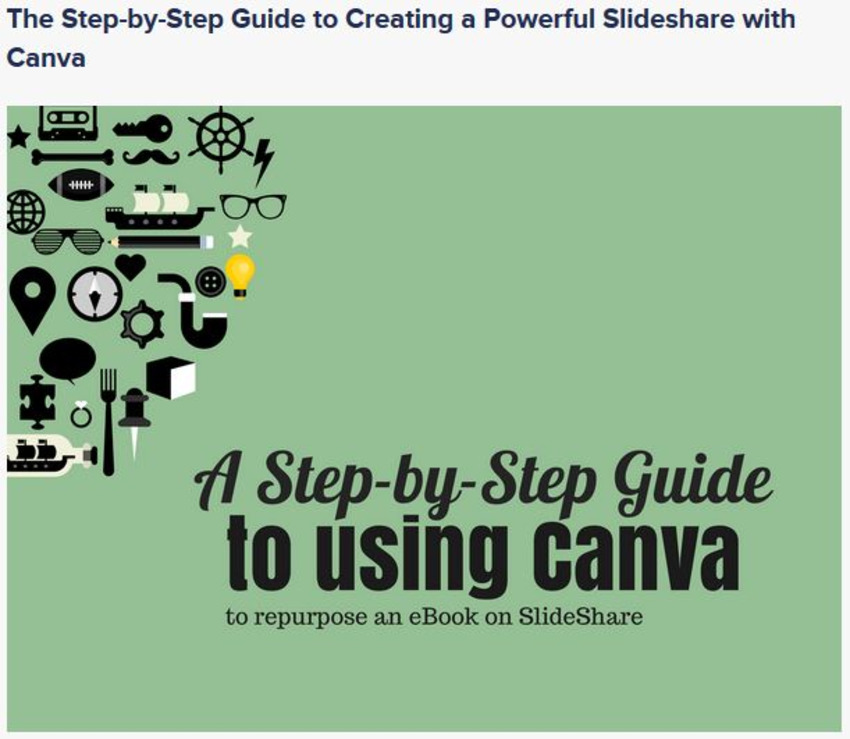 How to Create a Killer SlideShare with Canva. - Kapost Content Marketeer | The MarTech Digest | Scoop.it