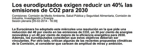 Eurocámara reclama disminuir un 40% las emisiones de CO2 para 2030 | Arquitectura, Urbanismo, Diseño, Eficiencia, Renovables y más | Scoop.it