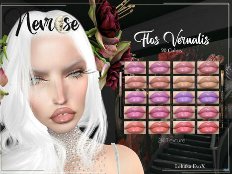 Flos Vernalis Lipsticks August 2025 Group Gift by Nevrose | Teleport Hub - Second Life Freebies | Second Life Freebies | Scoop.it