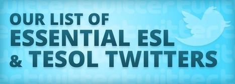 Our List of Essential ESL & TESOL Twitters – Masters in ESL | EFL and ESL Techno Skills | Scoop.it