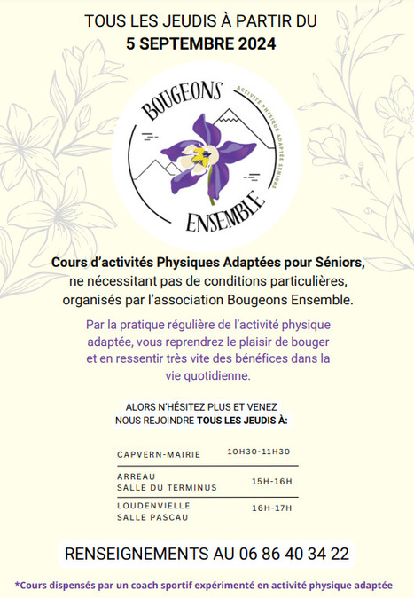 Tous les jeudis, "Bougeons ensemble" &agrave; Arreau et Loudenvielle | Vall&eacute;es d'Aure & Louron - Pyr&eacute;n&eacute;es | Scoop.it