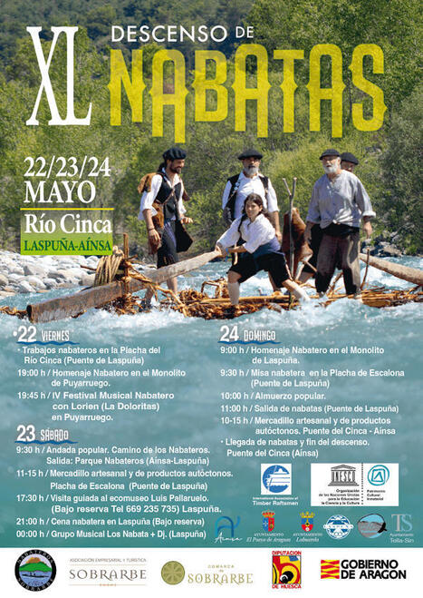 Programa del descenso de nabatas entre Laspu&ntilde;a y A&iacute;nsa du 22 au 24 mai | Vall&eacute;es d'Aure & Louron - Pyr&eacute;n&eacute;es | Scoop.it