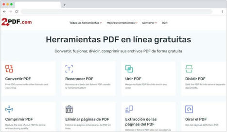 Colección de herramientas PDF gratuitas y disponibles en línea | TIC & Educación | Scoop.it