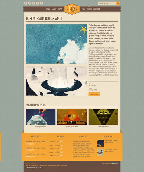 20 Free Web Layout PSDs | Recursos diseño gráfico | Scoop.it
