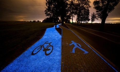 En Pologne, une piste cyclable qui s’illumine la nuit grâce à la lumière du soleil accumulée le jour | rev3 - la 3ème révolution industrielle en Hauts-de-France | Scoop.it