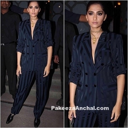 Sonam Kapoor dressed up in Yves Saint Laurent | Indian Fashion Updates | Scoop.it