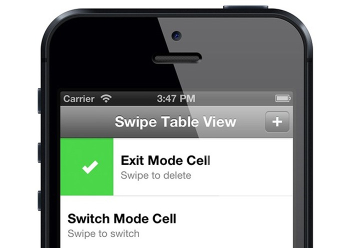 MCSwipeTableViewCell: implement a TableViewCell like the one we can see in the very well executed Mailbox iOS app. | iPhone and iPad development | Scoop.it