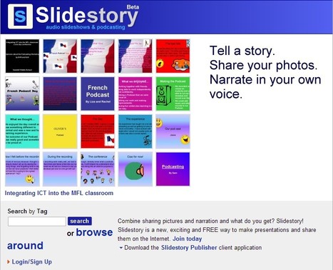 Slidestory-Combine sharing pictures and narration | 21st Century Tools for Teaching-People and Learners | Scoop.it