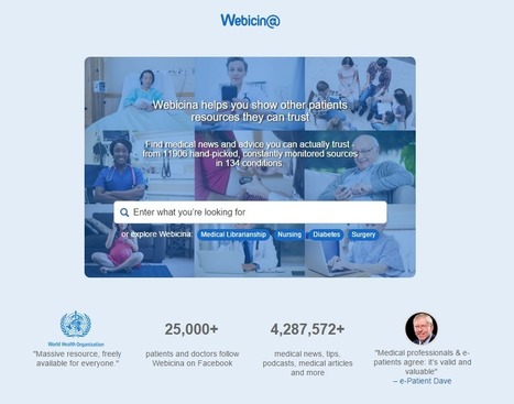 The brand new Webicina.com: Curating social media for patients and physicians | Italian Social Marketing Association -   Newsletter 216 | Scoop.it