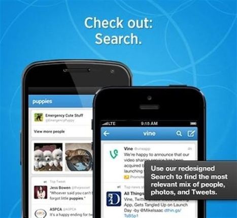 Twitter se actualiza para iOS y Android con búsqueda de 'tuits' en el ... - Europa Press | Mobile Technology | Scoop.it