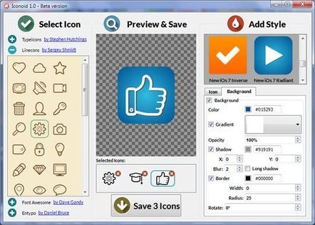 Iconion : Free Icon Maker | Outils Social Media | Scoop.it