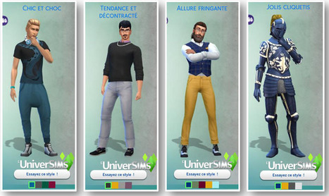 Les Sims 4 Vivre Ensemble : Le CAS pour les hommes << L'UniverSims | Les Sims | Scoop.it