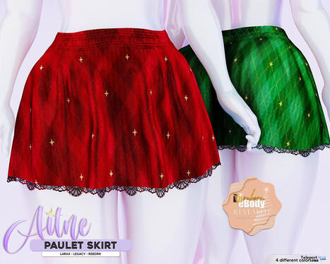 Paulet Skirt December 2025 Gift by Aitne | Teleport Hub - Second Life Freebies | Second Life Freebies | Scoop.it