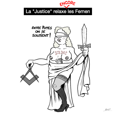 Impunit&eacute; pour les Femen, encore relax&eacute;es par la "justice" "fran&ccedil;aise" | ACTUALIT&Eacute; | Scoop.it