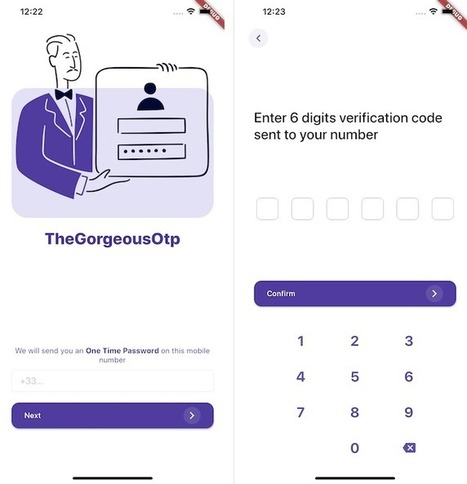 A Phone number authentication + OTP login page built with flutter | Flutter Packages Widgets Architecture | Scoop.it