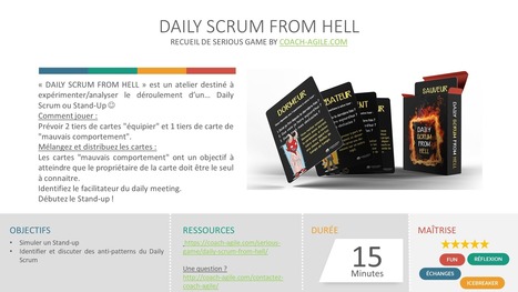 Agilistes, testez le serious game DAILY SCRUM FROM HELL | Devops for Growth | Scoop.it