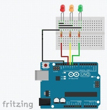 ¿Como funciona un semáforo? Parte 1 Visualino y Arduino | tecno4 | Scoop.it