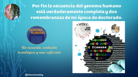 Por fin la secuencia del genoma humano está verdaderamente completa y dos remembranzas de mi época de doctorado. – | Bioquímica, Genomica y Salud | Scoop.it