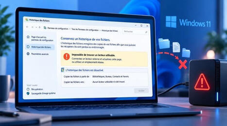 Windows : les mises &agrave; jour de septembre 2026 cassent l'Historique des fichiers | Accompagnement au changement | Scoop.it