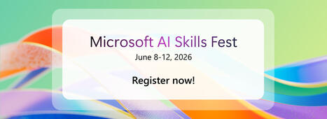 Turn up the volume for AI Skills Fest&mdash;Register now for free Microsoft AI training and free certification opportunities | iGeneration - Humane Use of Technology in an AI world (Pedagogy & Digital Innovation) | Scoop.it