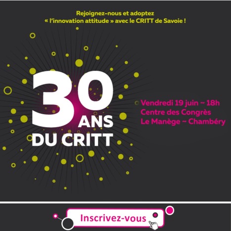 Chambéry | Manège : "Le 19 juin, c'est la fête des trente ans du Critt de Savoie | Ce monde à inventer ! | Scoop.it