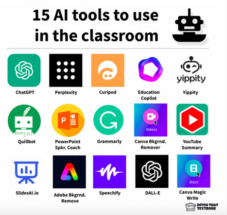 15 AI tools for the classroom | Future Schooling, Futures Thinking and Emerging Forms of Learning Part 2 | Scoop.it