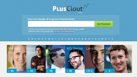 PlusClout – mide tu nivel de influencia en Google+ | E-Learning, Formación, Aprendizaje y Gestión del Conocimiento con TIC en pequeñas dosis. | Scoop.it