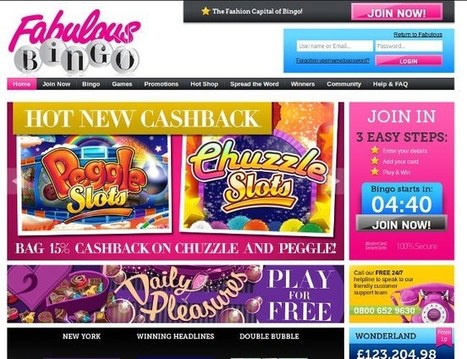 Fancy bingo sister sites for cash