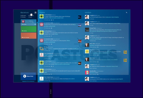 Afficher simultanément des applications de l'interface Métro et du Bureau - Windows 8 | Time to Learn | Scoop.it