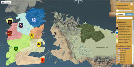 This map shows you around the Game of Thrones universe | Creative teaching and learning | Scoop.it