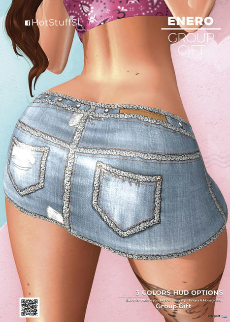 Enero Denim Skirt January 2022 Group Gift by Hot Stuff | Teleport Hub - Second Life Freebies | Second Life Freebies | Scoop.it