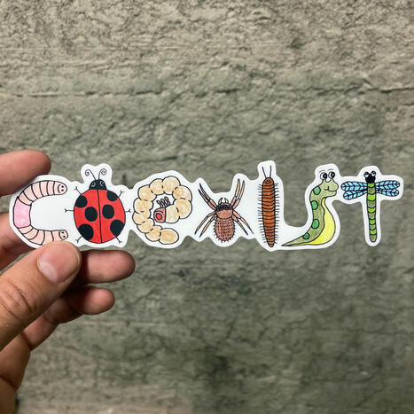 C O E X I S T (with bugs) sticker | Variétés entomologiques | Scoop.it